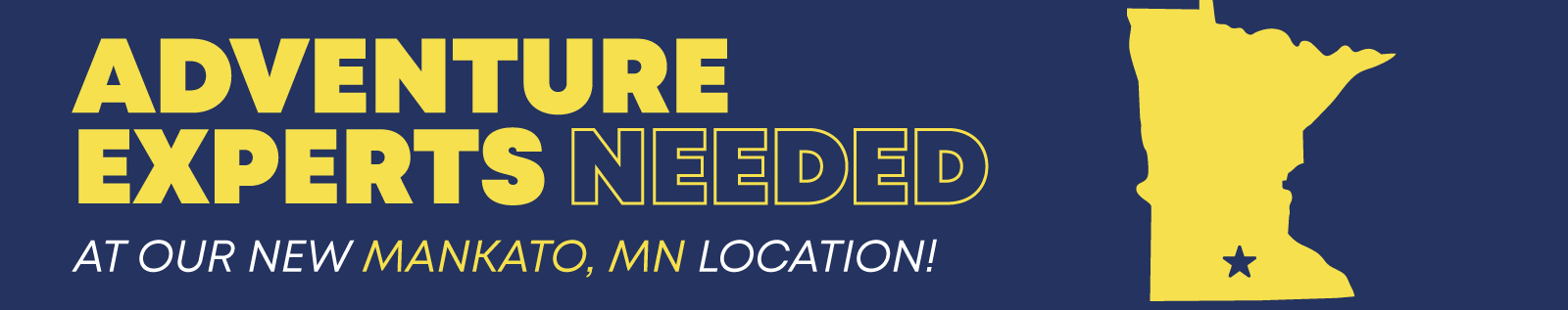 Adventure Experts Needed